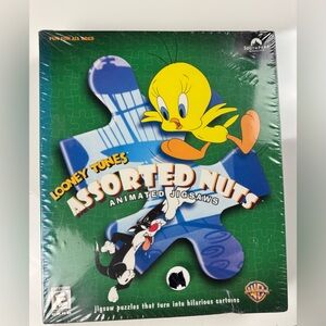 Loony Tunes Assorted Nuts Sealed Animated Jigsaw Game PC CDROM big box 1998